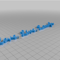 Yaşa Sev Gül 3D Baskı