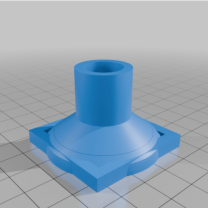 Coursera Fan Kanal Adaptörü Redüktör Genişletici Egzoz Muhafazası 3D Baskı