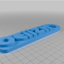 OEIiZK Anahtarlık 3D Baskı