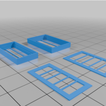 Messick’s Farm Market Pencere Yenileme Kiti HO Ölçek 3D Baskı