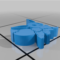 3D Baskı Crash Team Racing Bomba Figürü