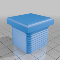 30x30x2mm Kare Profil Tapa 3D Baskı