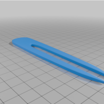 2 Uçlu Saç Tokası 3D Baskı