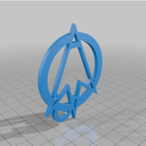 3D Baskı Power Rangers Dino Thunder Amblem