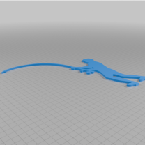 Olta Tutan Balıkçı ve Balık 3D Baskı