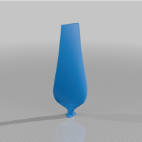 Sabit Açılı Rüzgar Türbini Kanadı 3D Baskı