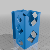 Zoom H1 GoPro Ayakkabı Adaptörü 3D Baskı