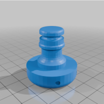 SamWhiskey Tasarımına Dayalı Gardena Hortum Uç Kapağı Delikli 3D Baskı