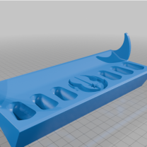 Galaxys Edge Işın Kılıcı Duvar Askısı 3D Baskı