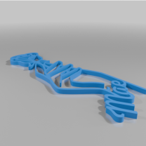 Dia Das Mães Mão Segurando Rosa 3D Baskı