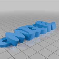 MIGUEL İsimli Anahtarlık 3D Baskı