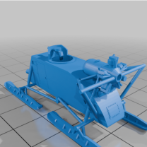 Sovyet WW2 Aerosan NKL-26 15mm veya 1:100 3D Baskı