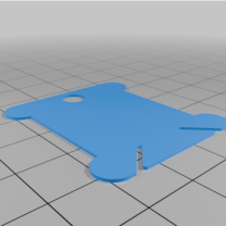 Nakış İpliği Kartı (Floss Bobbins) 3D Baskı