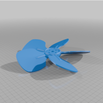 230 mm Fan Pervanesi 3D Baskı