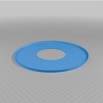 IKEA TROMMA Duvar Saati için Floresan PETG Arka Panel 3D Baskı