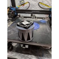 Zorlamalı Hava Desikant Kutusu ve Hava Filtresi Kombosu 60mm Fan 3D Baskı