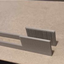 Düz Uçlu Doku Penseti 3D Baskı