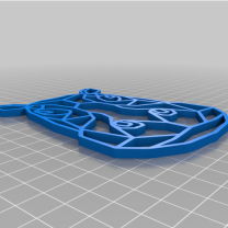 Geometrik Su Aygırı 3D Baskı