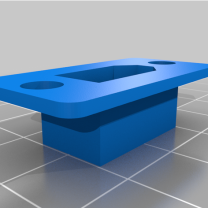 XT60 Erkek Panel Tipi Montaj 3D Baskı