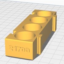 Modüler 21700 Pil Tutucu