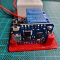 Wemos D1 Mini Çift Röle Kartı Montaj Aparatı