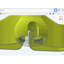 Spine Kablo Bağlantısı Genel Büyük Delikli 3D Baskı
