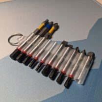 1/4 İnç Uçlar için Esnek Altıgen Uç Tutucu 3D Baskı