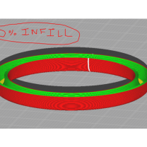 Yüzen Bitki Halkası 3D Baskı
