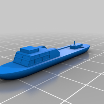 3D Baskı Dekoratif Buharlı Gemi Modeli