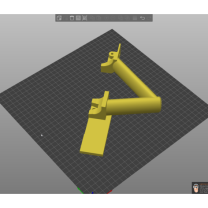 Patton S Ön Tampon Sağ 3D Baskı