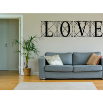 Aşk Duvar Dekoru 3D Baskı