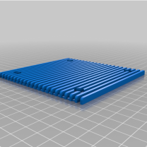 4 Arka Horn Hoparlör V2.0 İçin Izgara 3D Baskı