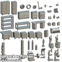 Oto Tamirci Diorama Paketi