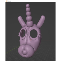 Unicorn Pyro Maskesi