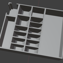 Missile Command Kutu İçi Düzenleyici 3D Baskı