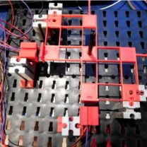 2D Kuvvet Ölçümü için Fischertechnik Flexure