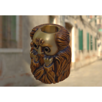 Edvard Munch tarzında Şamdan (Alev İfadesi)