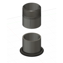 IKEA Pax Dolap için Filament Tutucu Uzun Boru