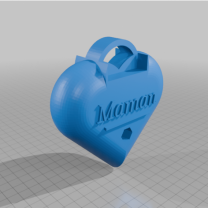 Anahtar Tutucu Kalp Anne