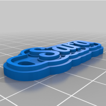 Anahtarlık Sara 3D Baskı