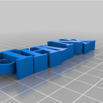 Anahtarlık Think 3D Baskı