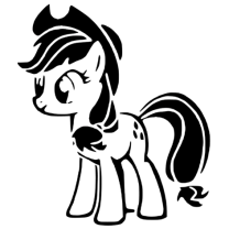 Applejack Stencil 6492688