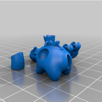 Aquatic Rubberband Dragon Earrings 6475692