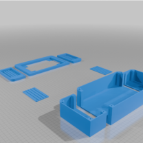 Art Deco Style Audio Streaming Device Webradio Squeezebox – Art Deco Tarzı Ses Akış Cihazı Webradio Squeezebox 3D Baskı