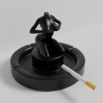 Ashtray Female Figure 02 6512823