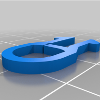 Asimetrik Zip Toggle Remix 3D Baskı