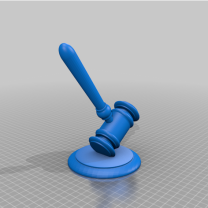 Auction Hammer – Müzayede Çekiç 3D Baskı