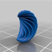 Ay Bükülmüş Hava 3D Baskı