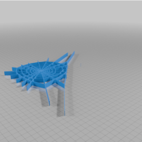 Ağ Örgüsü Duvar Sanatı 3D Baskı