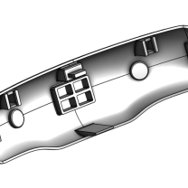Citro N C4 Cactus Gösterge Paneli Değişimi 3D Baskı